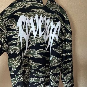 Revenge Tiger Camo Hoodie Sz L
